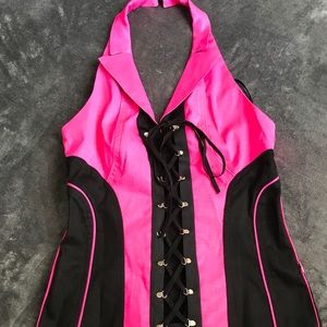 SOLD NWOT Tripp NYC corset style halter top M